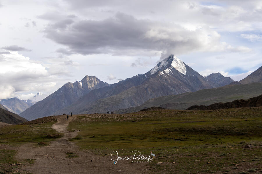 The trek to Chandratal Lake, Chandratal, Himachal Pradesh